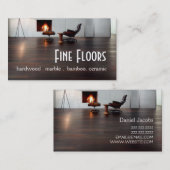 Vloeren van Hardwood Marble Construction Visitekaartje (Voorkant / Achterkant)