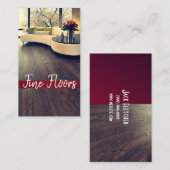 Vloeren, Visitekaartje voor de bouw (Voorkant / Achterkant)