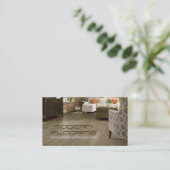 Vloeren, vloerbedekking, bouwwerkzaamheden, hout visitekaartje (Staand voorkant)