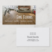 Vloeren vloerbedekking visitekaartje (Voorkant / Achterkant)