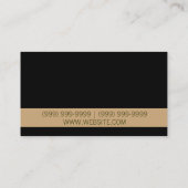 Vloeren, vloerbedekking, Visitekaartje voor de con (Achterkant)