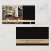 Vloeren, vloerbedekking, Visitekaartje voor de con (Voorkant / Achterkant)