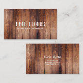 Vloeren Vloerinstallatie Visitekaartje bedrijf (Voorkant / Achterkant)