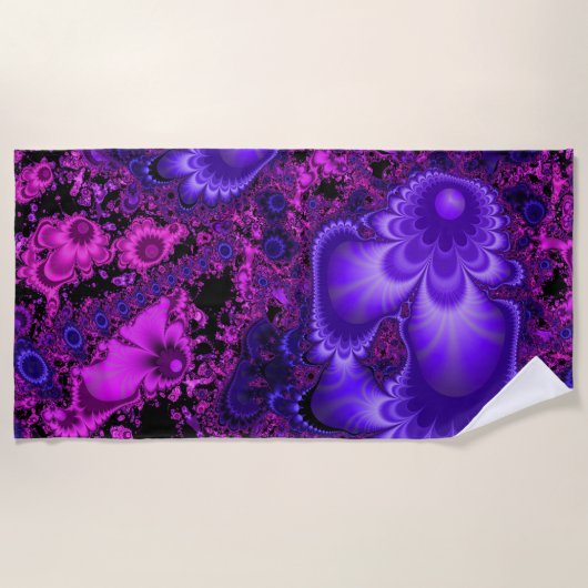 Vloerfractal Beach Towel Strandlaken (Voorkant)