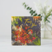 Vloergebied Hartelijk dank voor uw platte kaart (Staand voorkant)