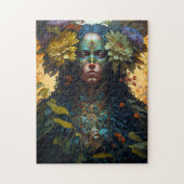 Vloergodin Fantasy Art Legpuzzel (Verticaal)