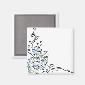 Vloerhoek ventilatorNatuur — prachtig ventilatorPl Magneet (Voorkant / Achterkant)