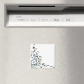 Vloerhoek ventilatorNatuur — prachtig ventilatorPl Magneet (Insitu (Vaatwasser))