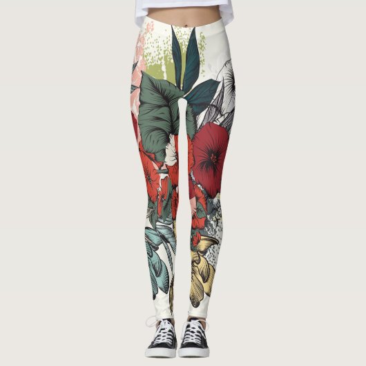 Vloerillustratie Leggings (Voorkant)