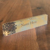 Vloerillustratie Naambordje (Zijkant)