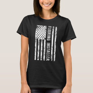 Vloerinstallateur Aannemer Vloerinstallatie T-shirt