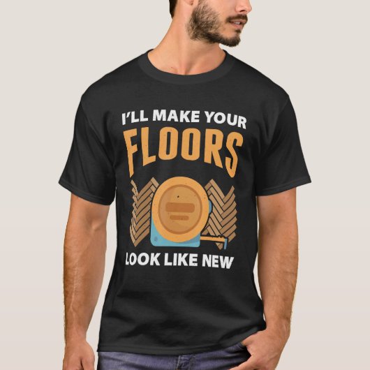 Vloerinstallateur voor professioneel installateurt t-shirt (Voorkant)