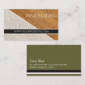 Vloerinstallatie bouw bedrijf visitekaartje (Voorkant / Achterkant)