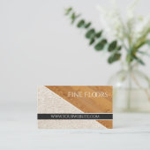 Vloerinstallatie bouw bedrijf visitekaartje (Staand voorkant)