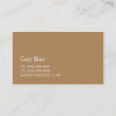 Vloerinstallatie bouw bedrijf visitekaartje (Achterkant)