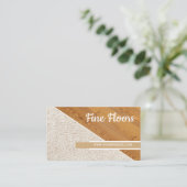 Vloerinstallatie bouw Business Busine Visitekaartje (Staand voorkant)