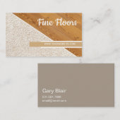 Vloerinstallatie bouw Business Busine Visitekaartje (Voorkant / Achterkant)