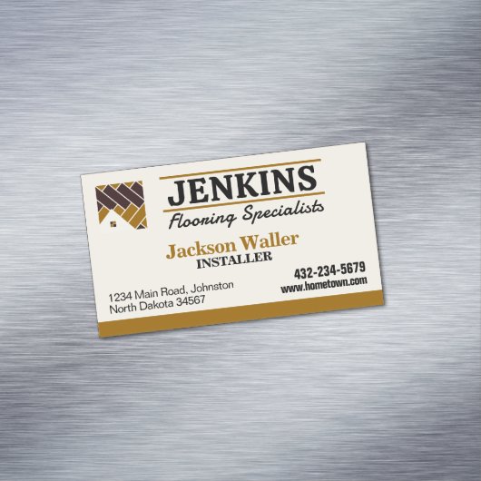 Vloerinstallatie Professional Magnetisch Visitekaartje (Voorbeeld)