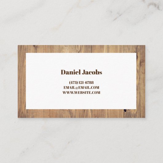 Vloerinstallatie Visitekaartje (Achterkant)