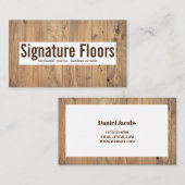 Vloerinstallatie Visitekaartje (Voorkant / Achterkant)