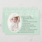 Vloerkanopy fotouitnodiging kaart (Voorkant / Achterkant)