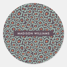 Vloerklassieke ronde sticker