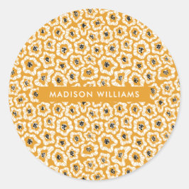 Vloerklassieke ronde sticker