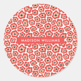 Vloerklassieke ronde sticker