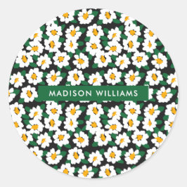 Vloerklassieke ronde sticker