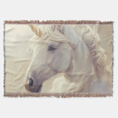 Vloerkleed met Witte Unicorn Sparkle Deken (Voorkant)
