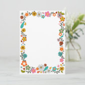 Vloerkracht 70's geïnspireerde grens kaart (Staand voorkant)