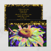 Vloerkracht Aangepaste Bridal Shower-uitnodiging Kaart (Voorkant / Achterkant)