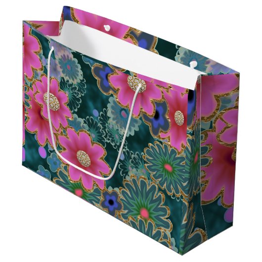 Vloerkrachtexplosie Fun Uniqu Groot Cadeauzakje (Voorkant Gekanteld)