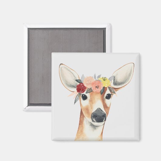 Vloerkroonforestster Deer Magneet (Voorkant / Achterkant)