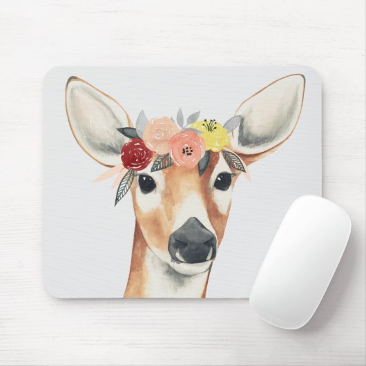 Vloerkroonforestster Deer Muismat (Met muis)