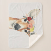 Vloerkroonforestster Deer Sherpa Deken (Voorkant)