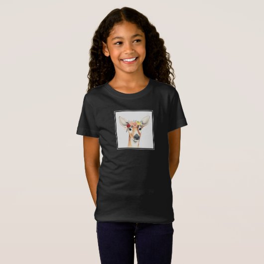 Vloerkroonforestster Deer T-shirt (Voorkant volledig)