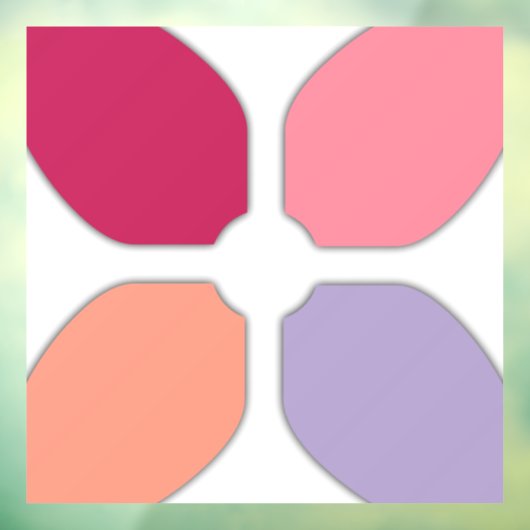 Vloerkruis Raamsticker (Vel 3)