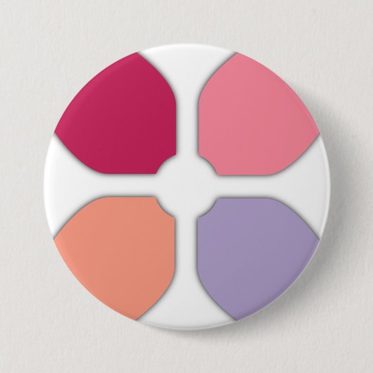 Vloerkruis Ronde Button 7,6 Cm (Voorkant)