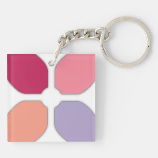 Vloerkruis Sleutelhanger (Achterkant)