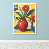 Vloerkunst Canvas Afdruk (Insitu (Houten vloer))