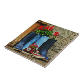 Vloerlaarzen en laarzen tegeltje (Zijkant)