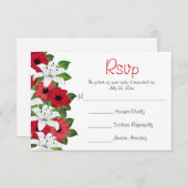 Vloerlenzen met kruidbessen - Bindende RSVP (Voorkant / Achterkant)