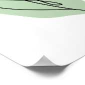 Vloerlijn Poster (Hoek)