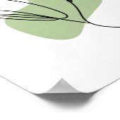 Vloerlijn Poster (Hoek)