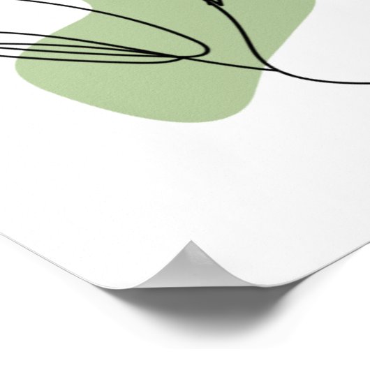 Vloerlijn Poster (Hoek)