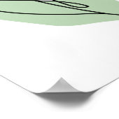 Vloerlijn Poster (Hoek)