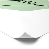 Vloerlijn Poster (Hoek)