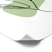 Vloerlijn Poster (Hoek)