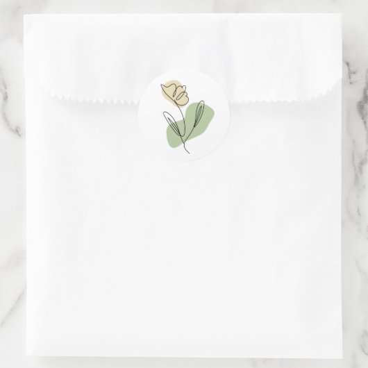 Vloerlijn Ronde Sticker (Tas)